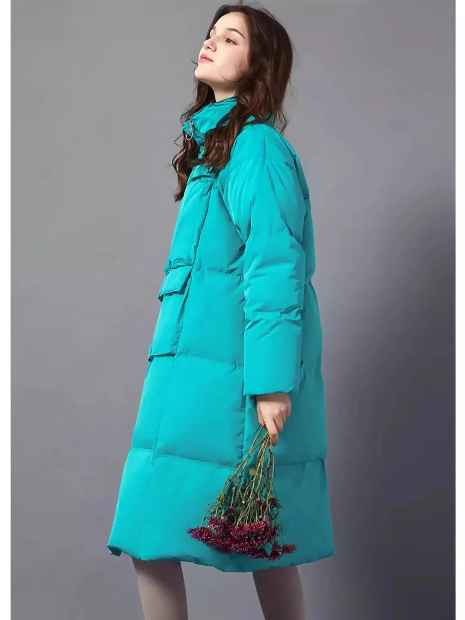 Fit -20 ℃ холодные зимние пальто супер толстые 90% белый утиный пуховая куртка