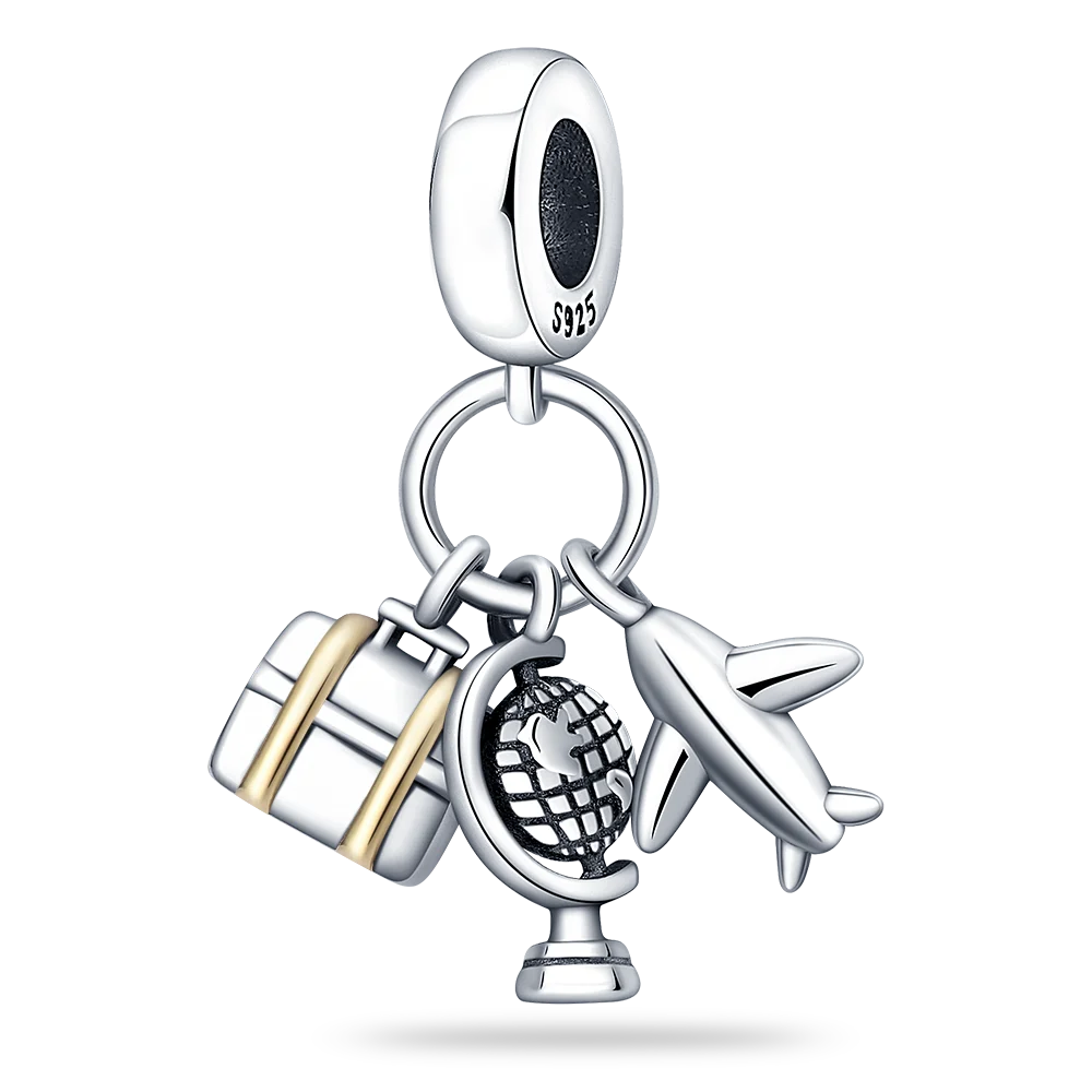 

Серебряные Подвески plata ley S925, подходят для оригинального браслета Пандоры, серебро 925 пробы, женский кулон «сделай сам», ювелирные изделия, о...