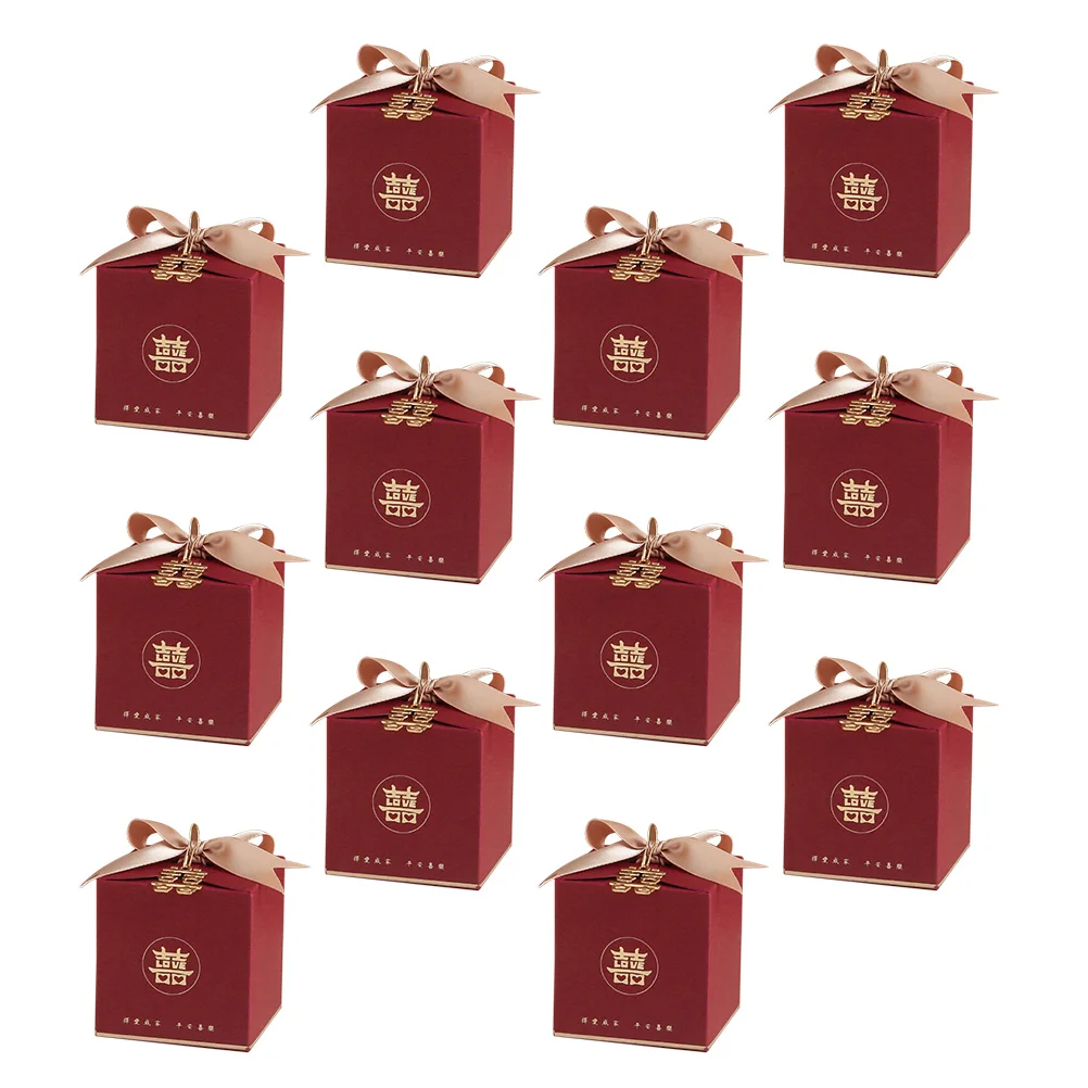 

20 Pcs Wedding Treat Boxes Favor Gift Cookies Gifts Candy Guests Giving Chocolate
