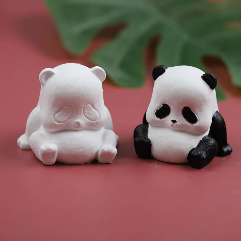 

3D Lovely Panda Candle Mold Silicone Mold for Resin Epoxy Casting Candle Making 918F