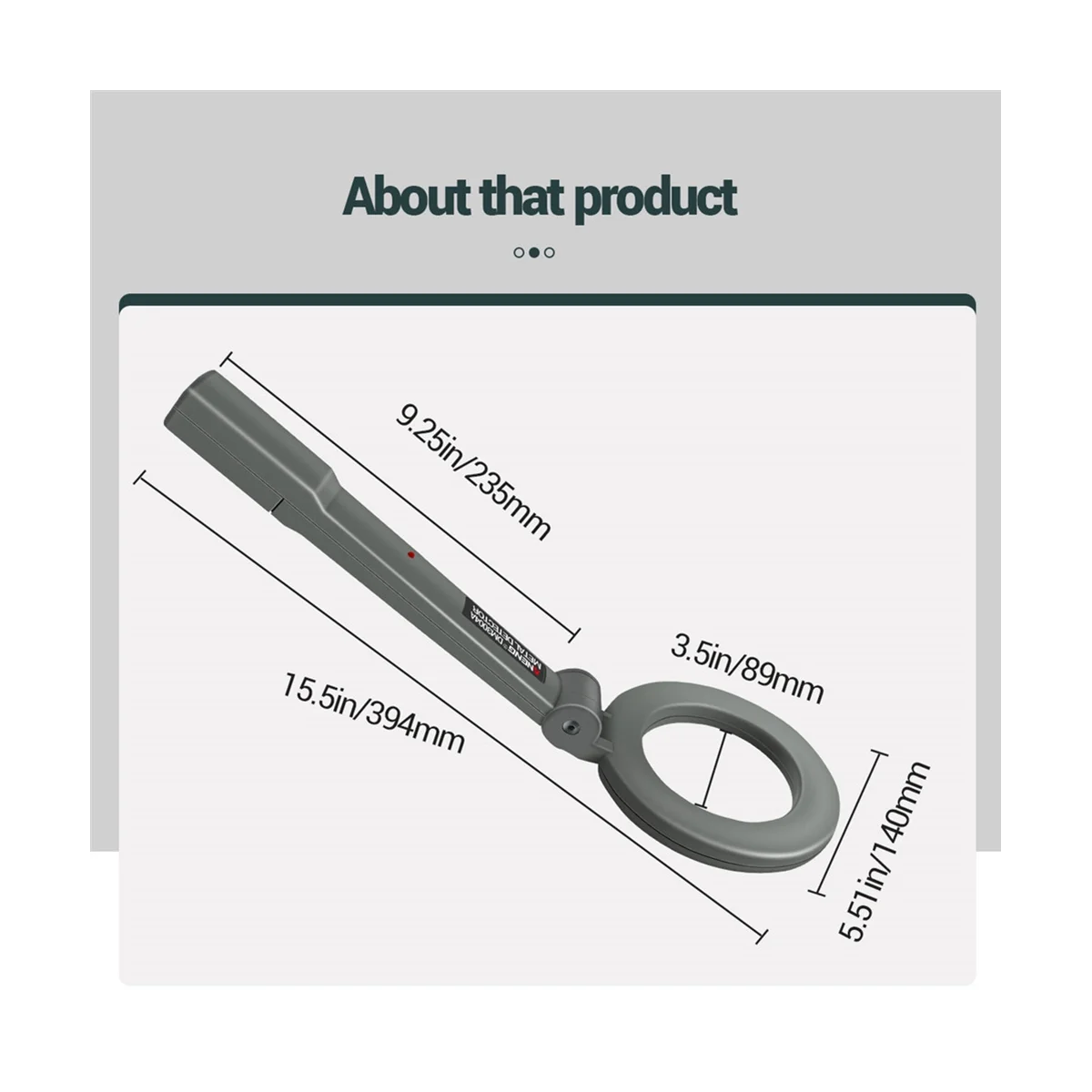 Профессиональный ручной металлоискатель ANENG DM3004A сканер высокой
