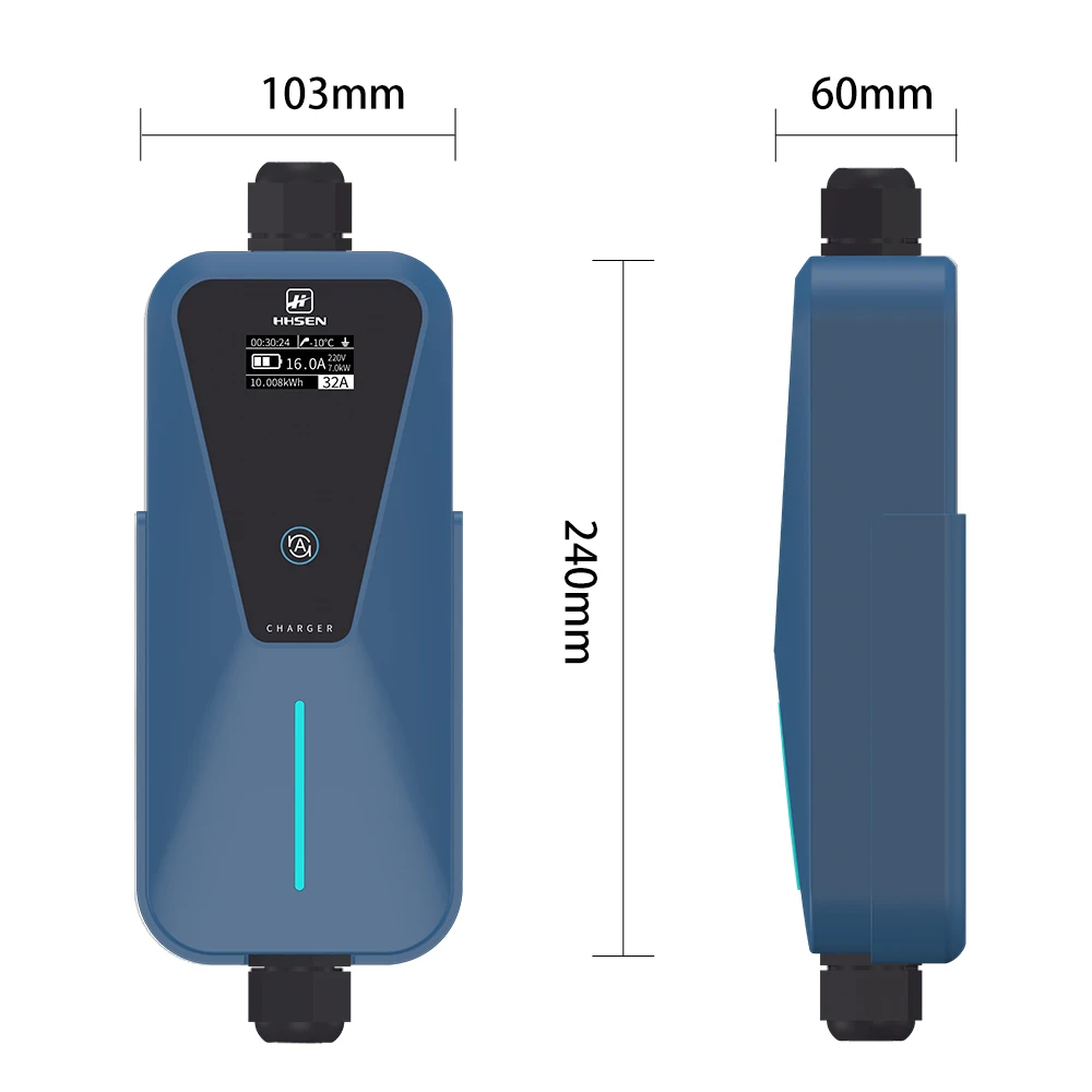 Type1/Type2 16A 240V 3.84KW Single-Phase Portable EV Charger Cable Adjustable Electric Vehicle Charging Suit For All Car |