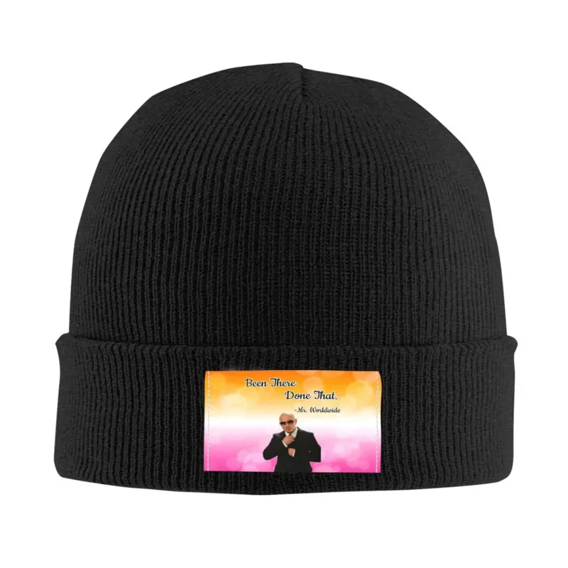 

Mr. Worldwide Skullies Beanies Caps Unisex Winter Warm Knitted Hat Women Men Cool Adult Gay Colorful Bonnet Hats Outdoor Ski Cap