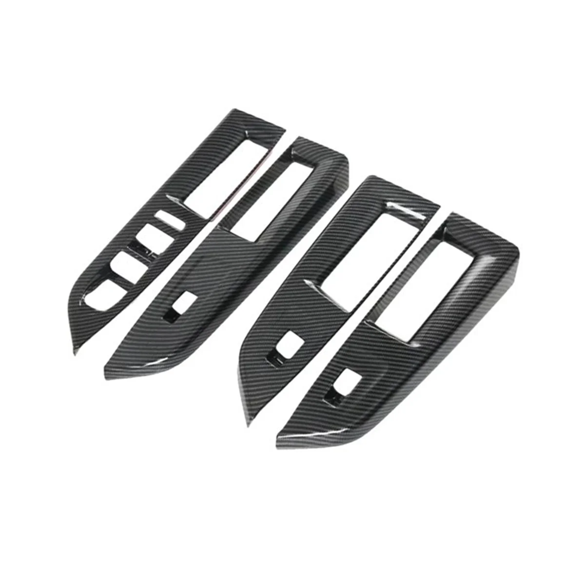 

Car Carbon Fiber Window Glass Lift Button Trim Switch Cover Door Armrest Panel for VW Golf 8 MK8 2020 2021