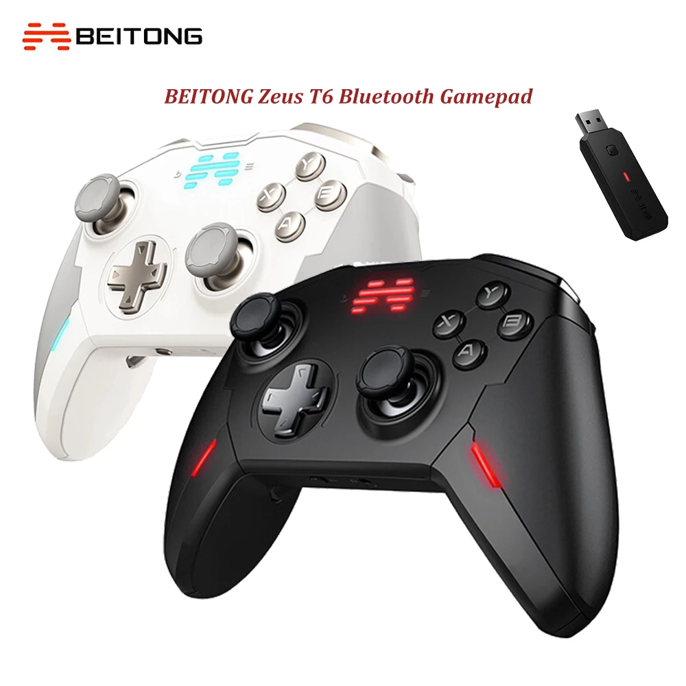 

Original BEITONG Zeus T6 Bluetooth Gamepad Wireless Game Controller with Joystick for Nintendo Switch Steam NS OLED Accessories