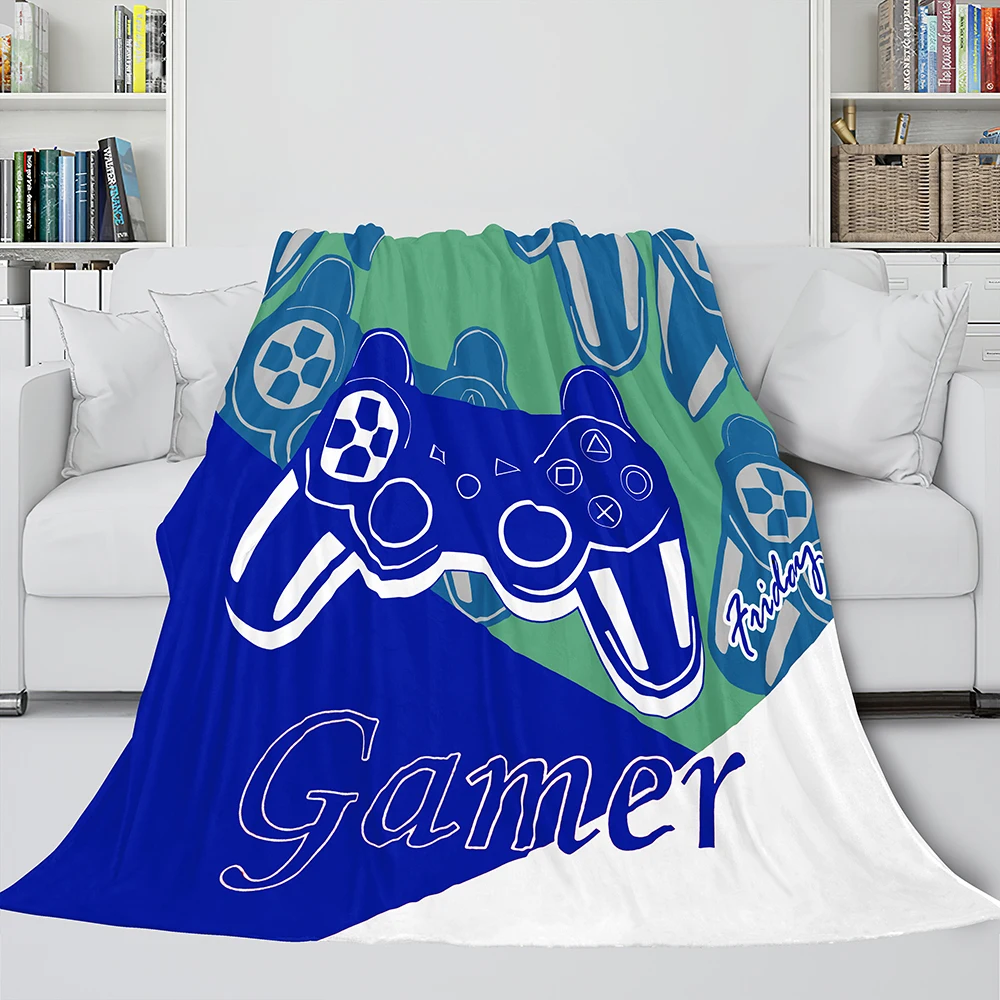 

Фланелевое Одеяло с рисунком, мягкое Модное теплое одеяло для женского декора, Детские и взрослые подарки, геймпад для 3D игр Ps4