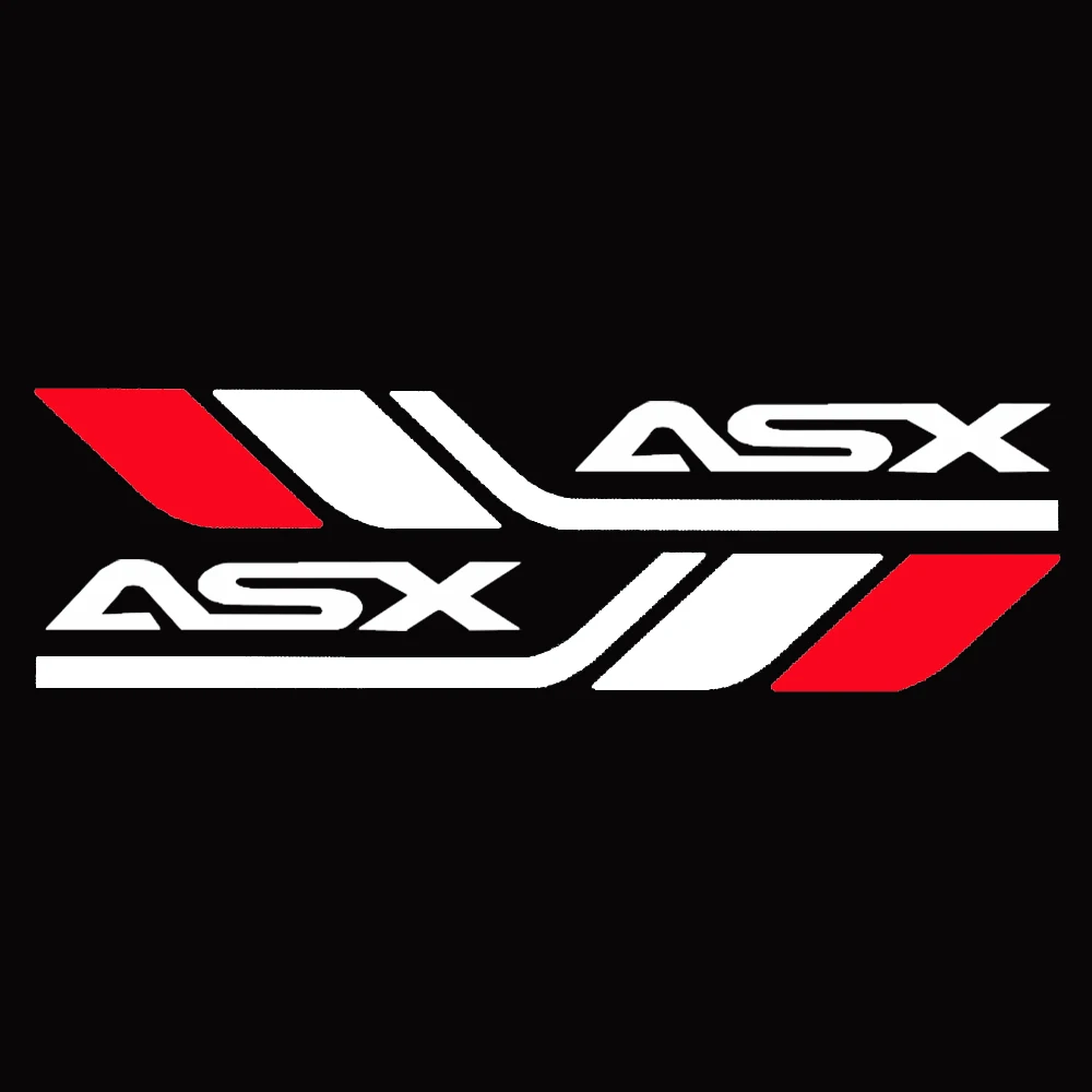 

2 шт., декоративные виниловые наклейки для Mitsubishi ASX