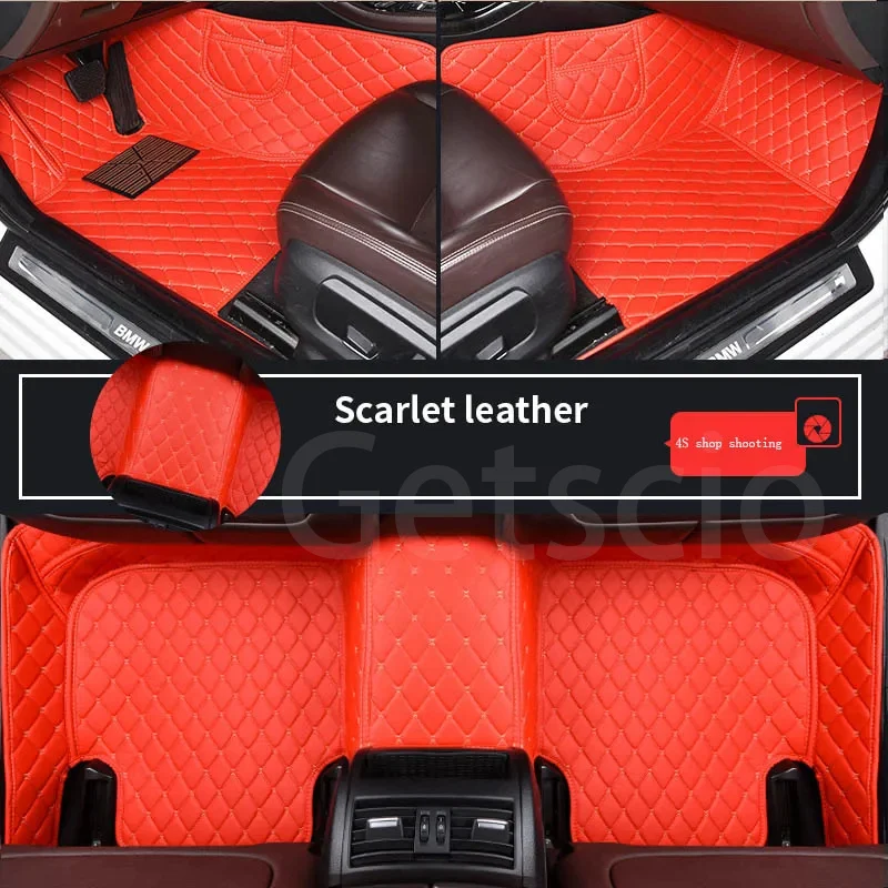 

Getsocio Custom Car Model Leather Car Floor Mat 100％ For Great Wall M4 Hover H3 Hover H6 Hover H6 Coupe X200 Auto Accessories