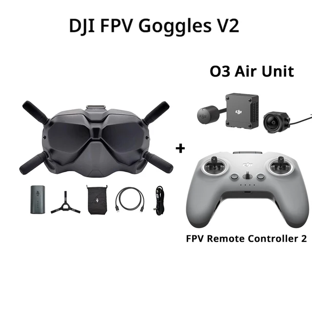 DJI FPV Goggles V2 + O3 Air Unit kit + RC2 DJI FPV Goggles V2 + O3 Air Unit kit + RC2