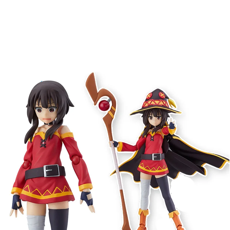 

13 см Megumin благословения аниме для красивого мира! Милая фигурка, волшебная девушка из ПВХ, фигурка героя, украшение, подарок