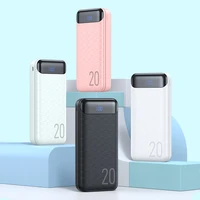 basike pt25 power bank 20000mah portable charging poverbank for iphone xiaomi mobile phone external battery charger powerbank