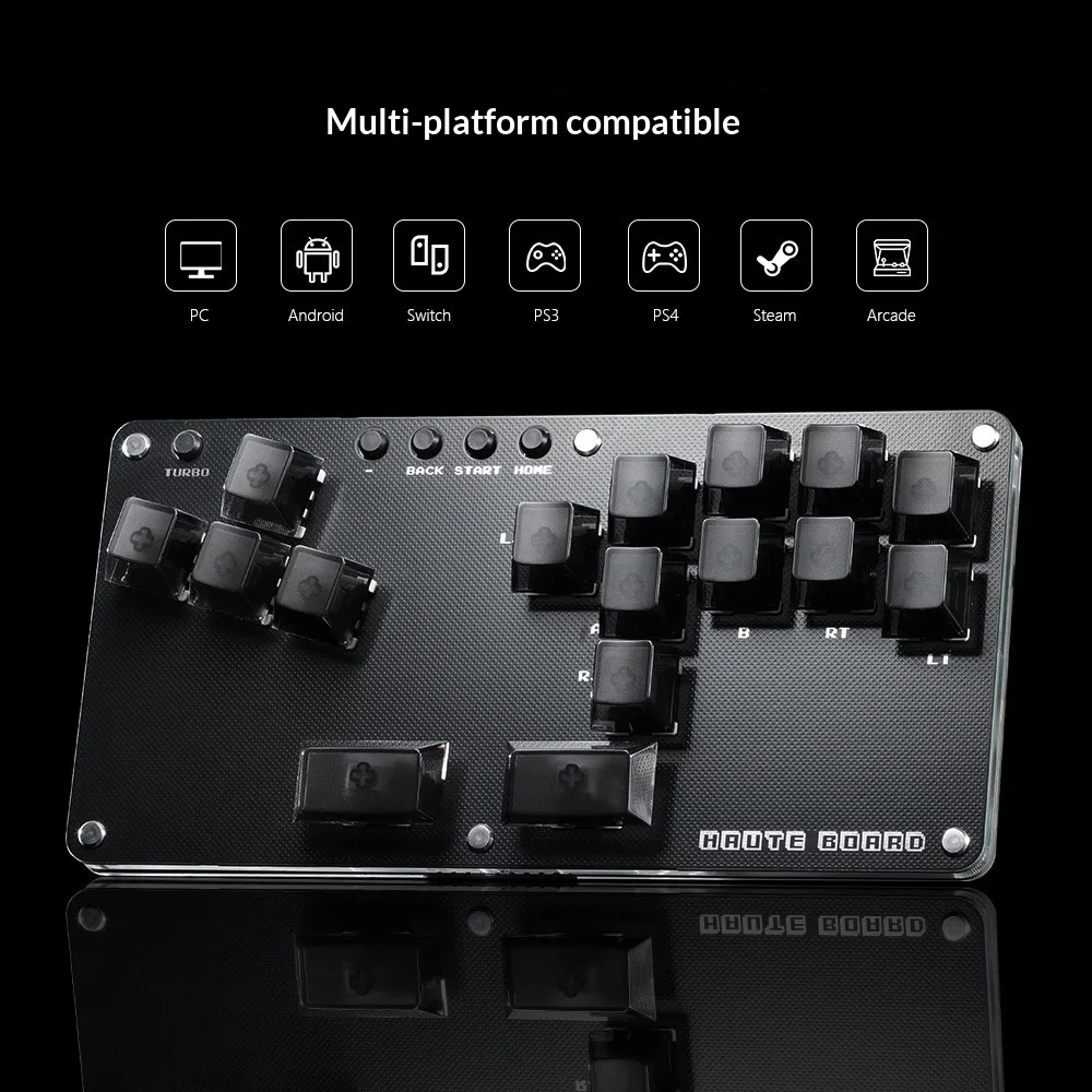 Фото Hitbox Haute42 Fighting Keyboard Игровой контроллер Switch ПК Android Ps Acrade Steam Deck Street Fighter Игровая консоль серии 6b №5