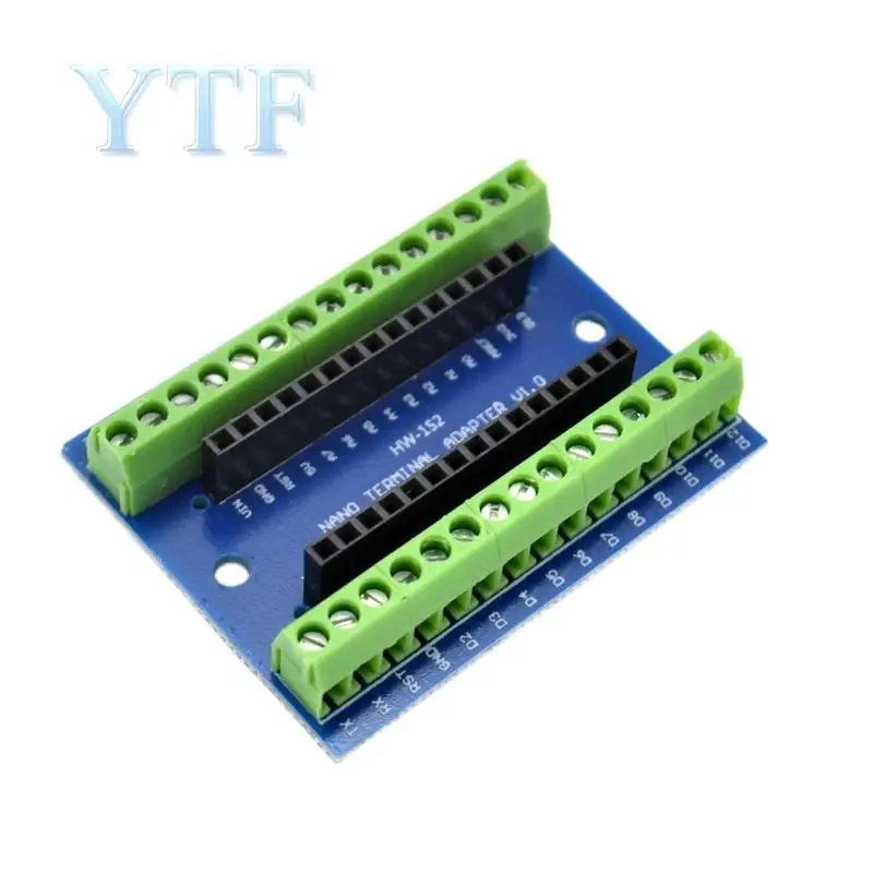 

NANO V3.0 3.0 Controller Terminal Adapter Expansion Board NANO IO Shield Simple Extension Plate For Arduino AVR ATMEGA328P