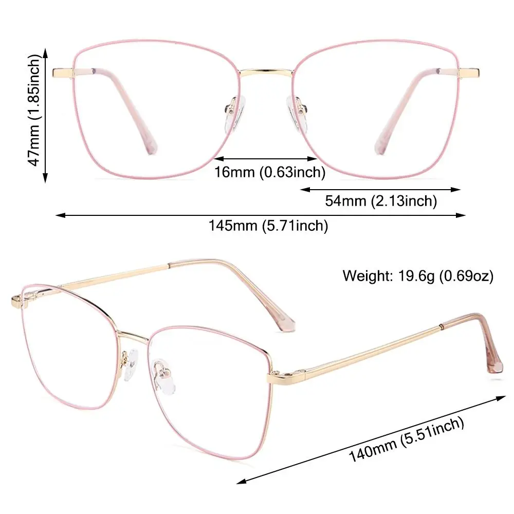 Модные поляризационные линзы в металлической оправе с защитой от синего света