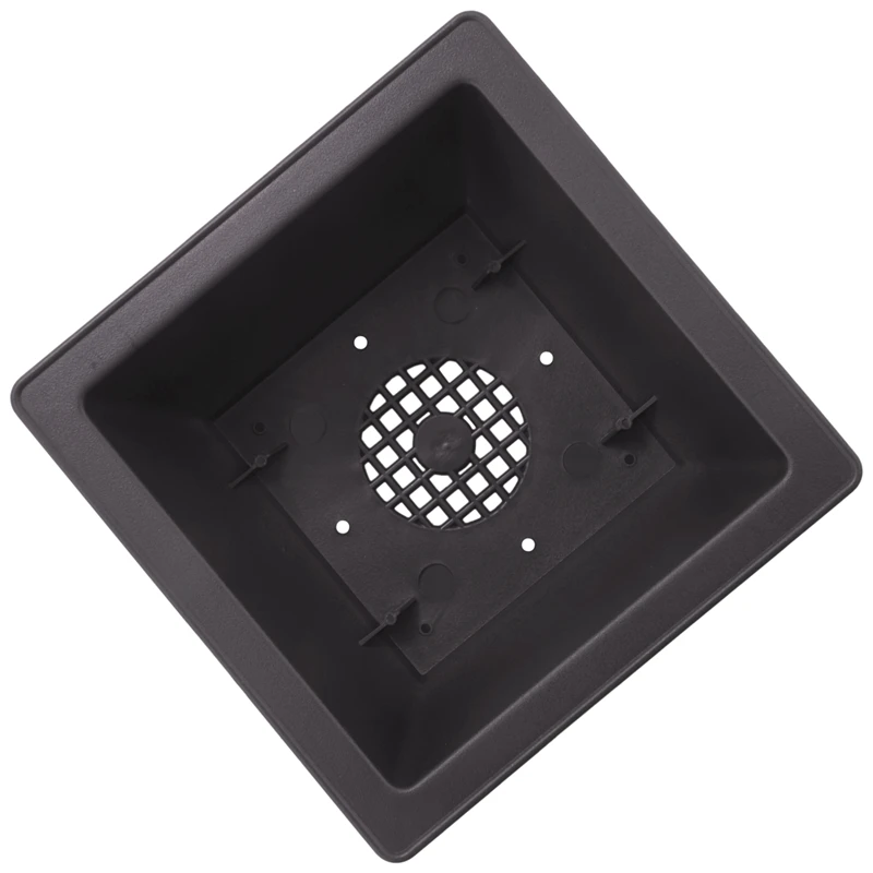 15 шт. 4 7-дюймовый цветочный горшок квадратный пластиковый тренировочный для