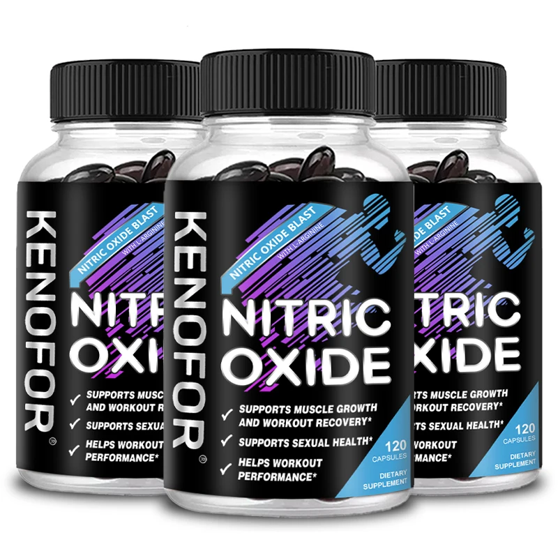 

Nitric Oxide Booster Strength Pump Supplements Maximum Blood Flow Increases Muscle Pump Energy Endurance