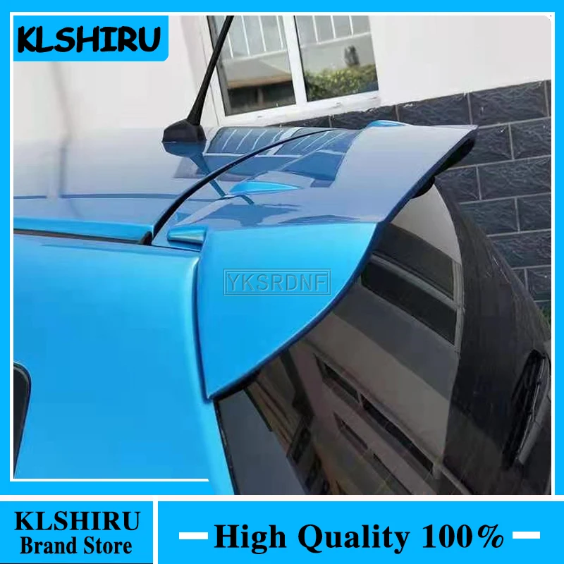 

For 2008-2013 Honda Fit jazz Spoiler High Quality ABS Material Car Rear Wing Primer Color Rear Spoiler