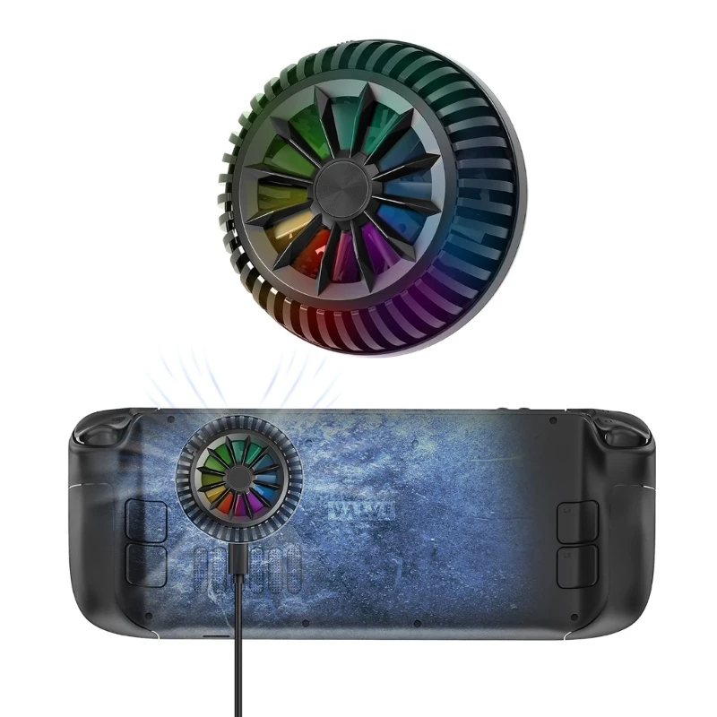 

Game Semiconductor Heatsink Magnetic Silent Cooling Fan Phone Cooler Durable Drop Shipping