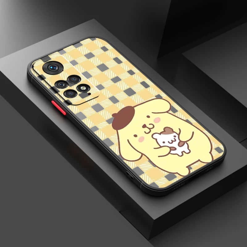 Матовый полупрозрачный чехол для Redmi Note 13 12 12S 12T 11 11T 11E 10 10S 9 Pro Plus