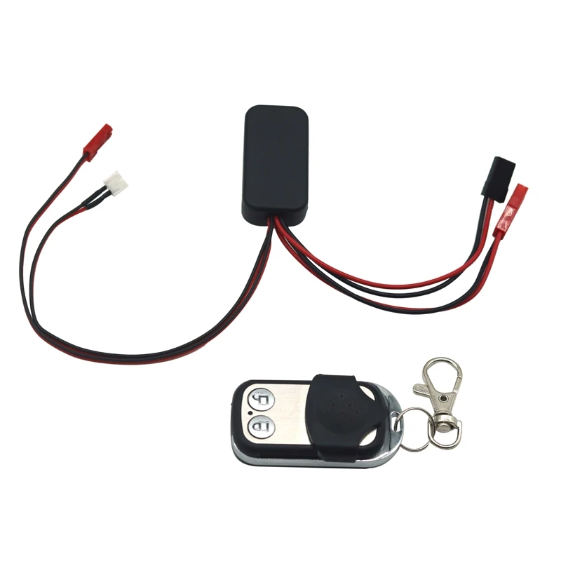 

1:10 RC Rock Crawler Automatic Simulated Winch Control Wireless Remote & Receiver For Axial SCX10 RC4WD D90 Climbing Car Parts