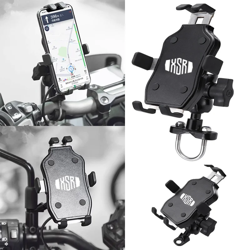 

2023 Motorcycle Accessories handlebar Mobile Phone Holder GPS stand bracket For YAMAHA XSR700 XSR 700 XSR900 XSR 900 XSR125 155
