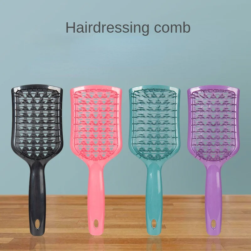 Гребень для гладкой укладки волос, массажный аксессуар в четырех цветах