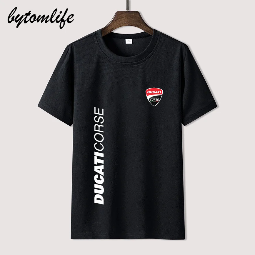 

2023 New Men women Summer 100% Cotton motorcycle Du-ca-ti Male Newest Top Popular Normal Tee Shirts unisex S-3XL
