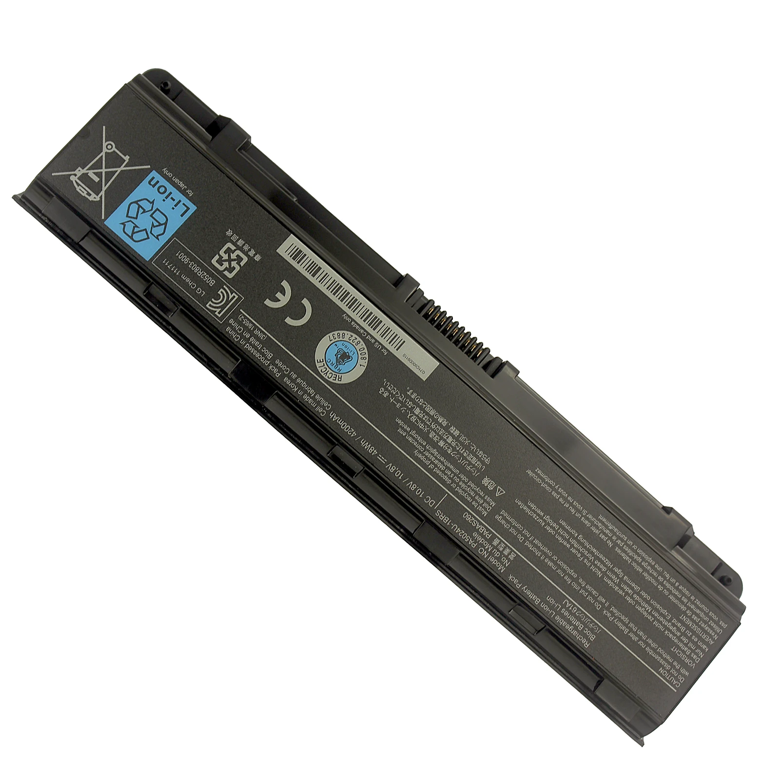 Фото PA5109U-1BRS PA5024U-1BRS Аккумулятор для Toshiba C45 C50 C50D C55 C70 L70 P800 P870 L840 L800 S840 S870 №3