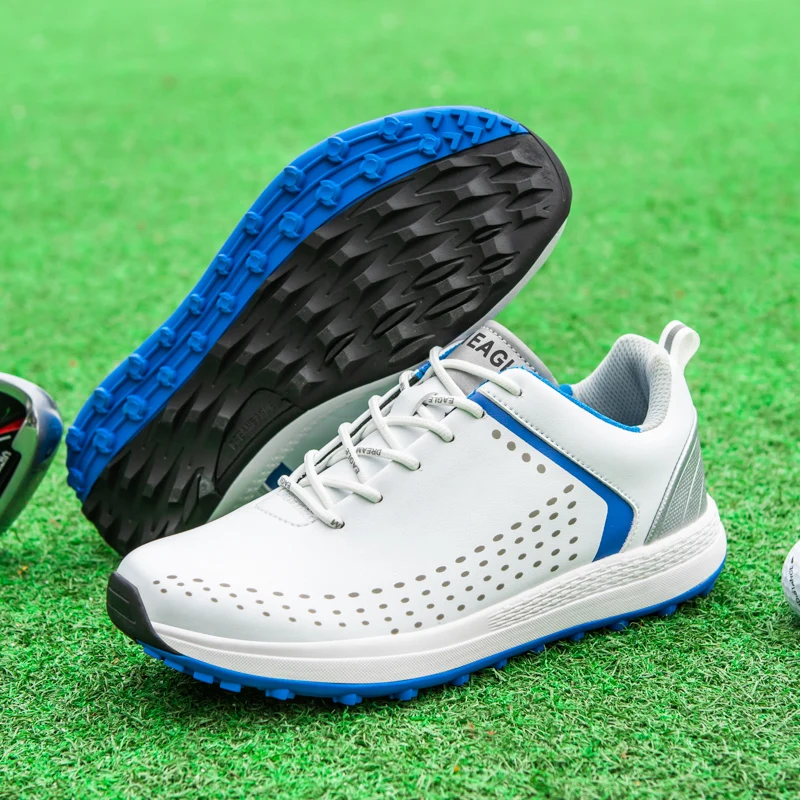 

Golf shoes men's non-slip waterproof high quality golf shoes MD sole shockproof men's shoes 40-47 yards