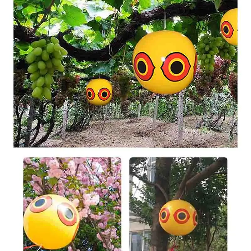 Bird Repellent Scare Eye Balloons Stops Pest Problems Fast Reliable Visual Deterrent Home Supplies