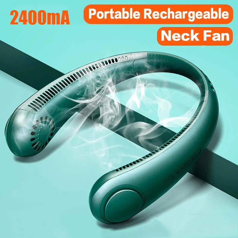 

Вытяжной вентилятор с зарядкой от Usb, портативный безлопастный охладитель с подвесной шеей для использования на открытом воздухе