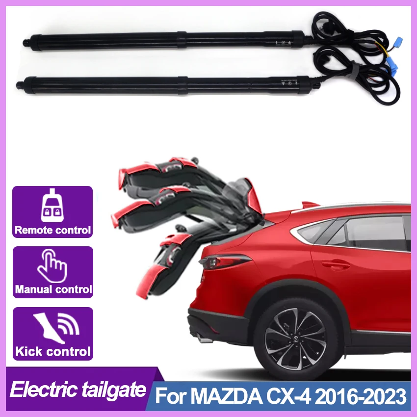Фото Электрическая задняя дверь для Mazda CX-4 2016-2023, умная задняя дверь с питанием, обновленный багажник, автомобильные аксессуары, инструменты №1