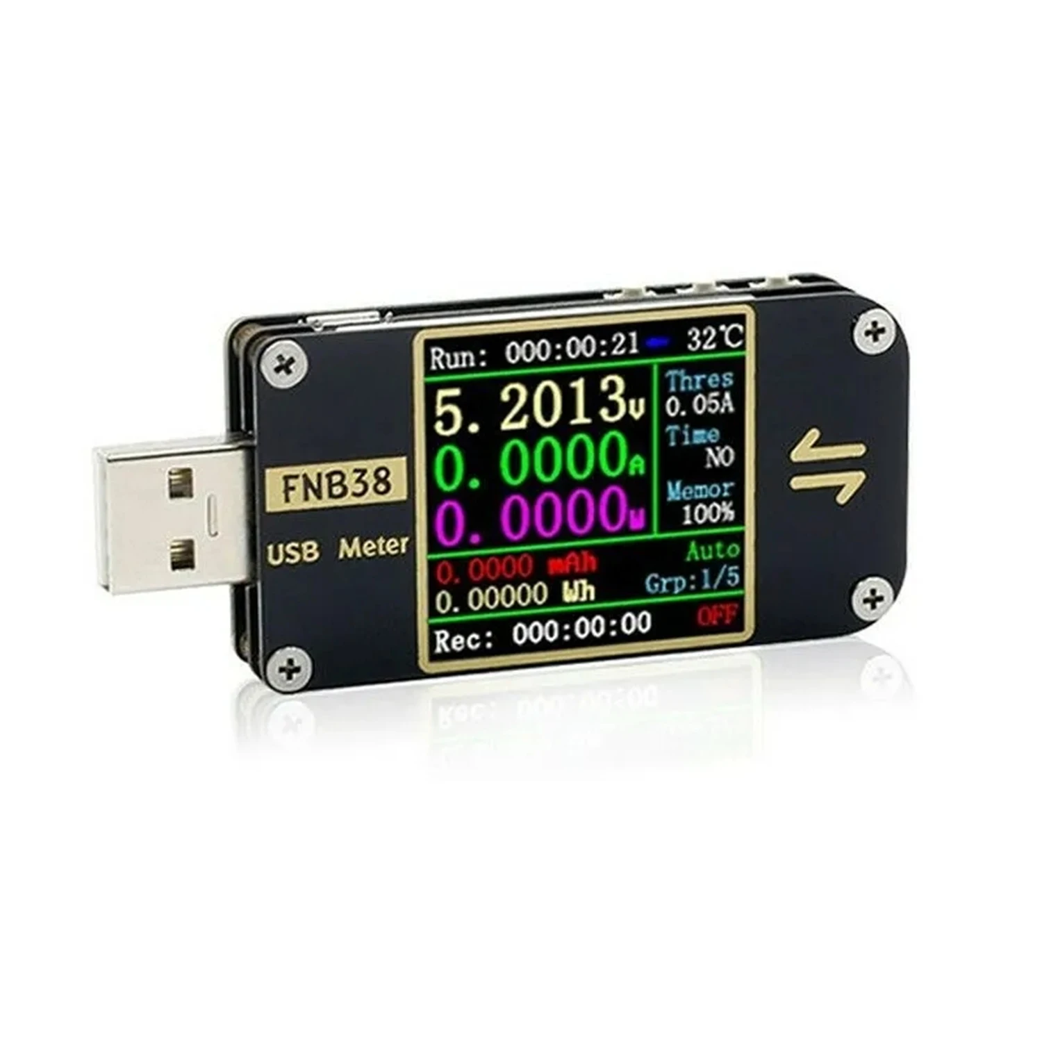 

FNB38 Current And Voltage Meter USB Tester QC4+ PD3.0 2.0 PPS Fast Charging Protocol Capacity Test