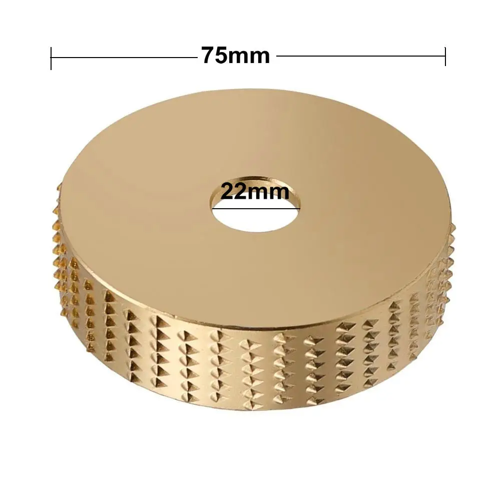 

75*22mm Abrasive Disc Round Wood Grinding Wheel Carving Tool For Angle Grinder Stone Polishing Machine Metal Rotating Tool