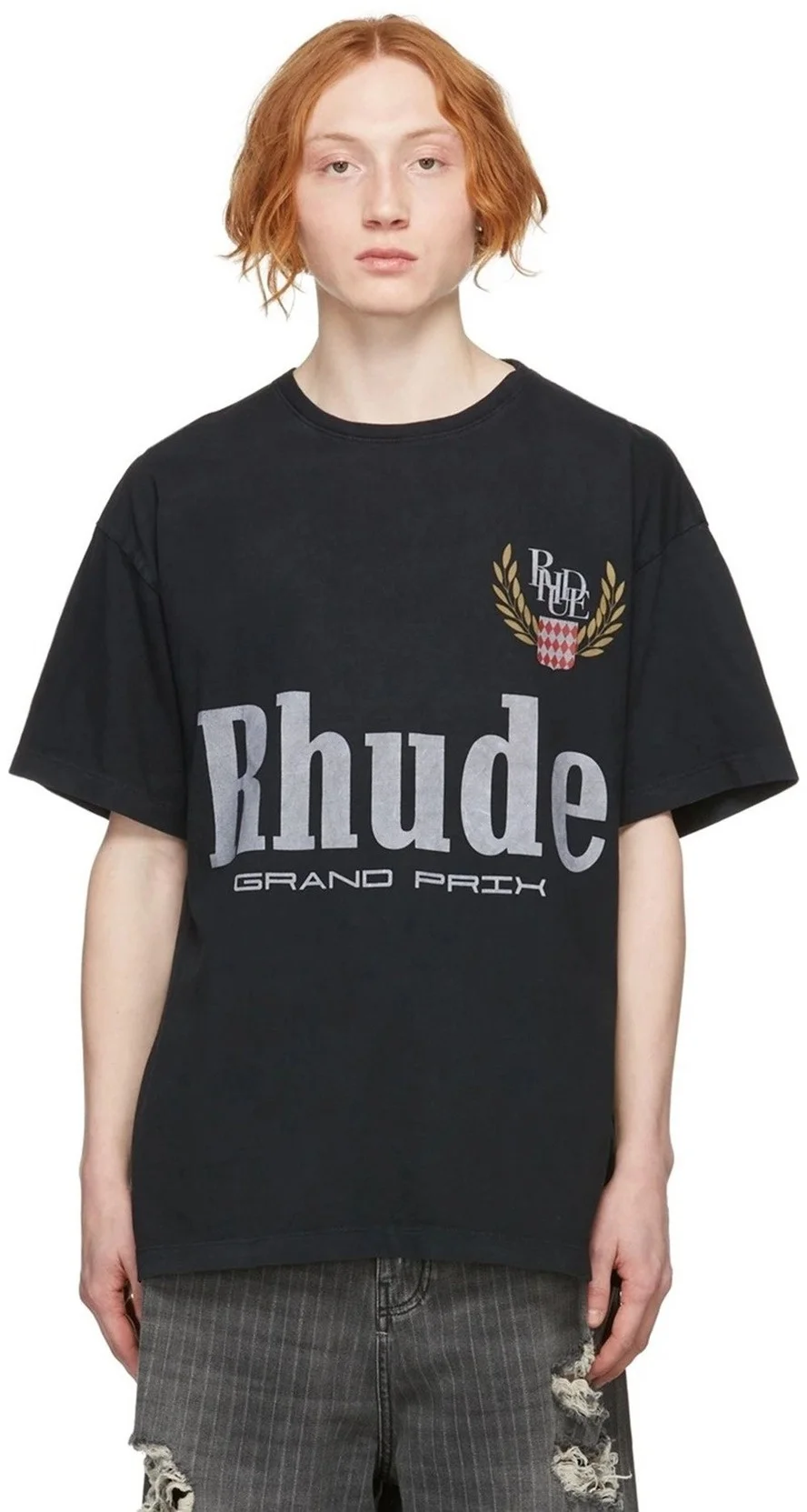 

Vintage RHUDE T Shirt Men Women 1:1 High-Quality Rhude T-shirt Graphic Print Tops Oversize Short Sleeve