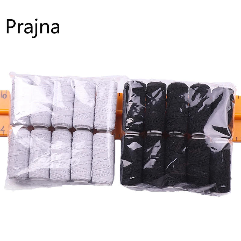 Prajna 10 рулонов/Набор цветных эластичных ниток промышленная швейная машина