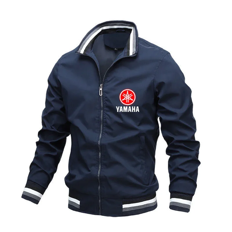 Ветровка мужская с принтом логотипа Yamaha мотоциклетная байкерская куртка