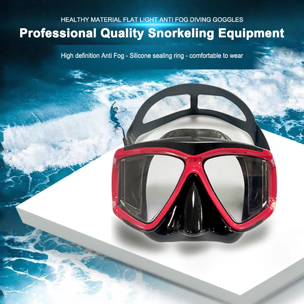 

Professional Scuba Diving Full Face Masks Goggles Snorkeling Glasses Underwater Swimming Equipment for Adult Swimming Goggles