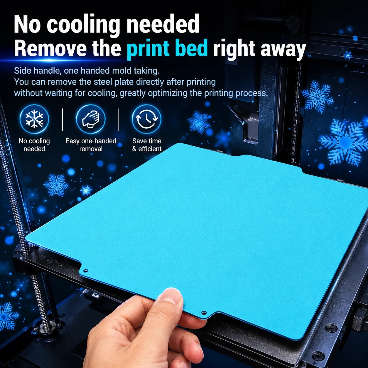 Фото Двусторонняя охлаждающая пластина C5 PRO Glacier для 3D-принтера Flashforge Creator 5, запчасти для Flashforge C5 №2