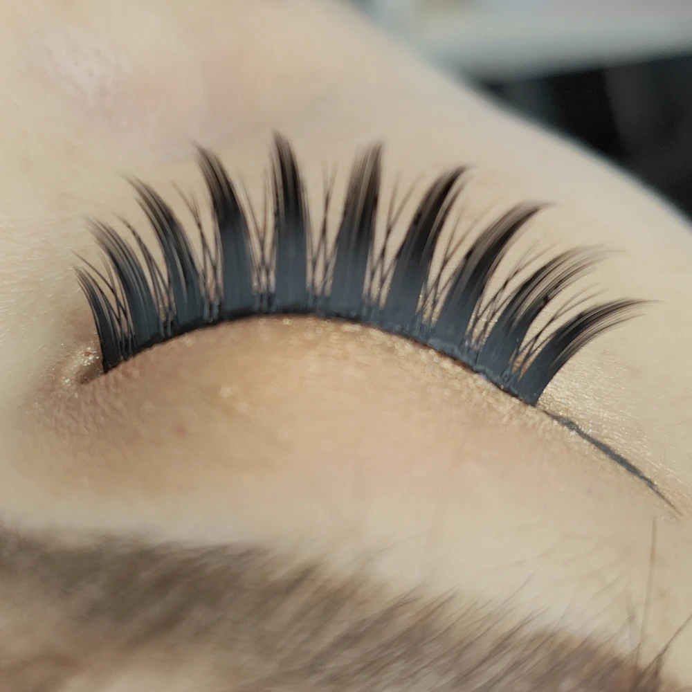 5 пар Накладные ресницы кластер натуральные длинные крылатые Маленький Дьявол