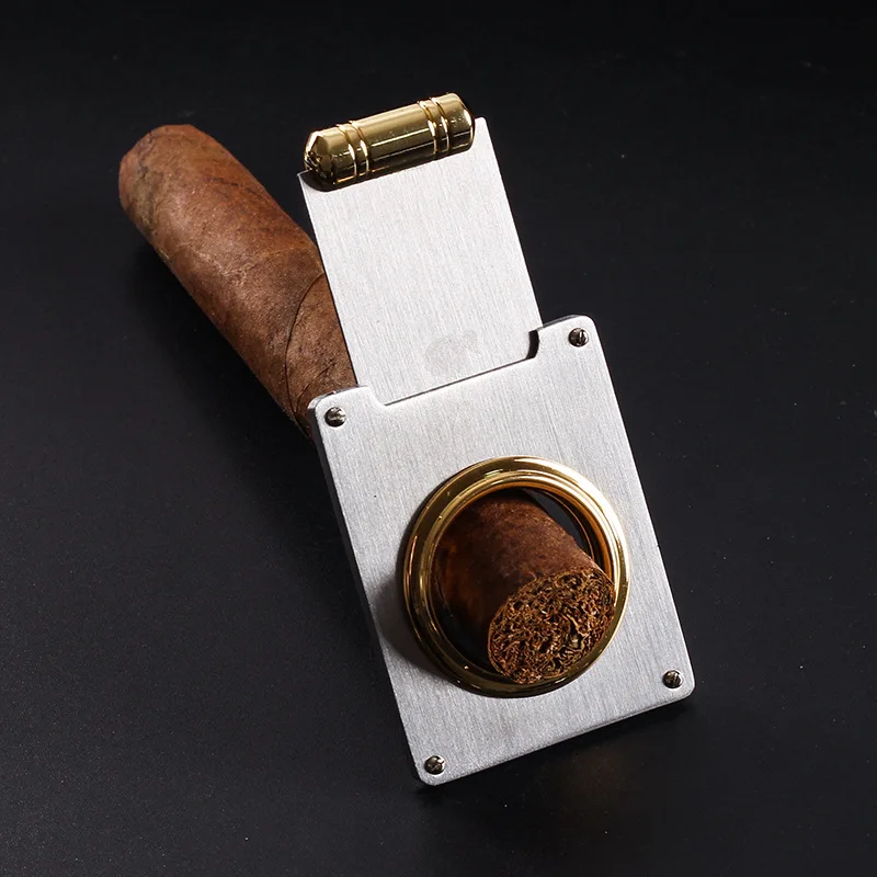 Резак для сигар из нержавеющей стали металлический квадратный резак гильотина