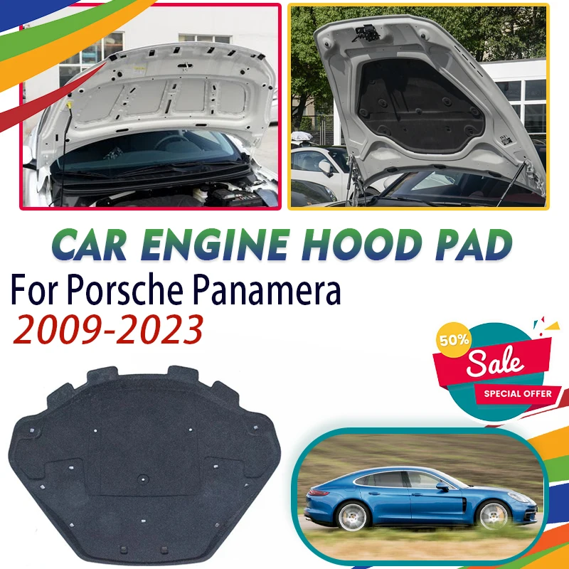 Накладка на капот двигателя автомобиля для Porsche Panamera 970 971 G1 G2 2009-2023