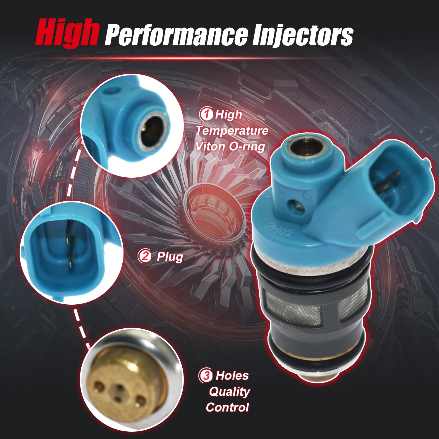 4 шт. 23250-75070 топливная форсунка для Toyota Hilux RZN14 Hiace RZH1 Dyna RZY2 1RZE 23209-75070 23209-79115 2325075070