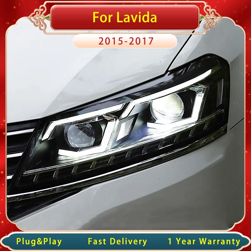 Автомобильная головка головного света для Volkswagen Lavida 2015-2017 динамическая