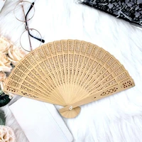 personalized carved wooden folding fan party decorations wedding gifts gifts baby shower gifts mothers day gifts custom