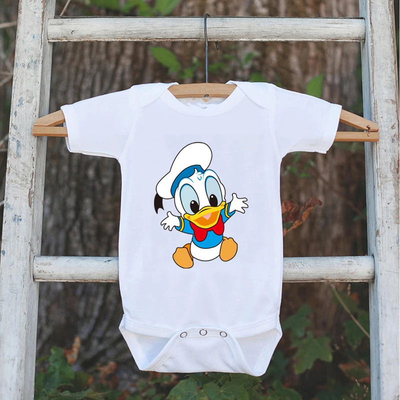 

Детский хлопковый комбинезон с принтом «Дональд»