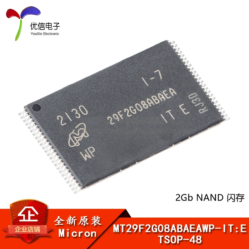 

Original genuine MT29F2G08ABAEAWP-IT:E TSOP-48 2Gb NAND flash memory chip