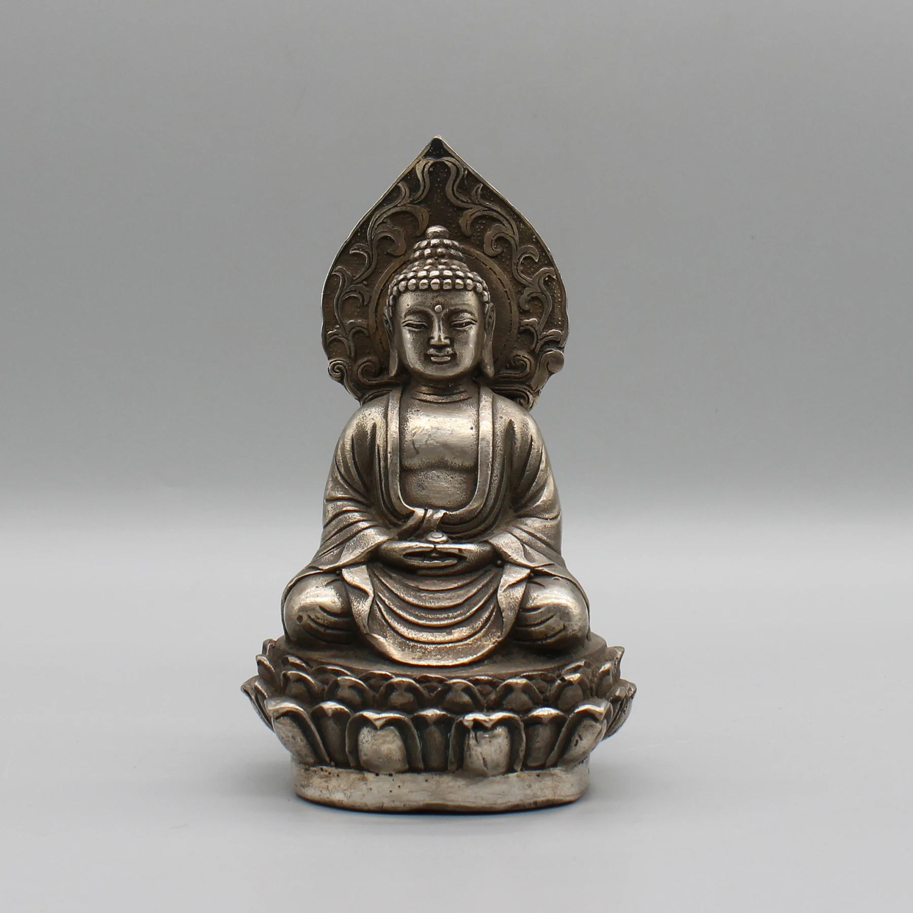 

Small buddha statuette, Cupronickel material