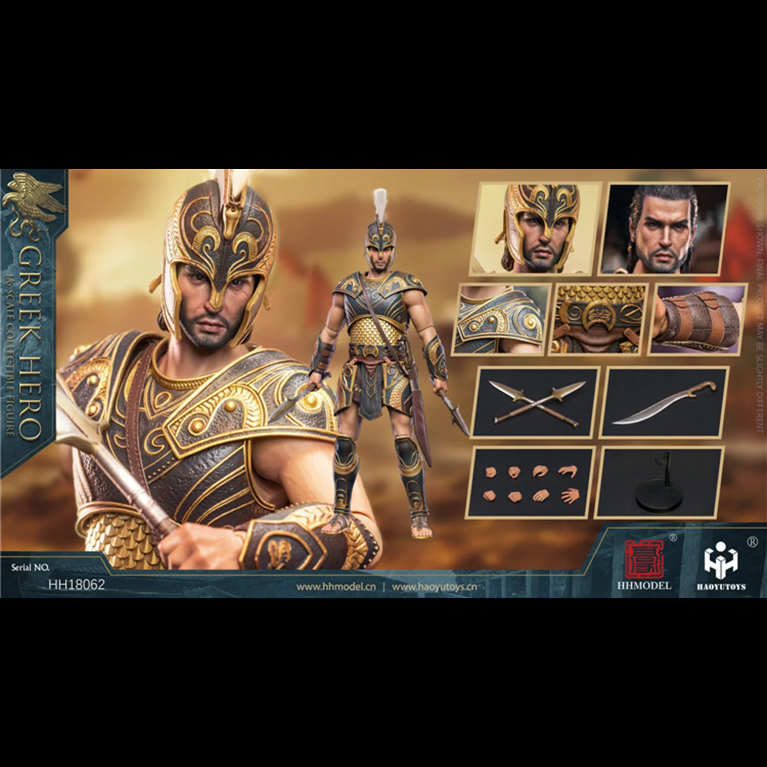 Hhmodel Haoyutoys Hh18062 1/6 Императорский легион греческий Бог войны фигурки статуя модели