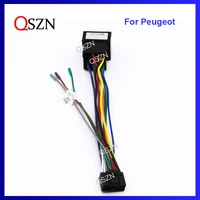 16pin wiring harness for peugeot 3013072008206citroen elysee car radio adapter power cable